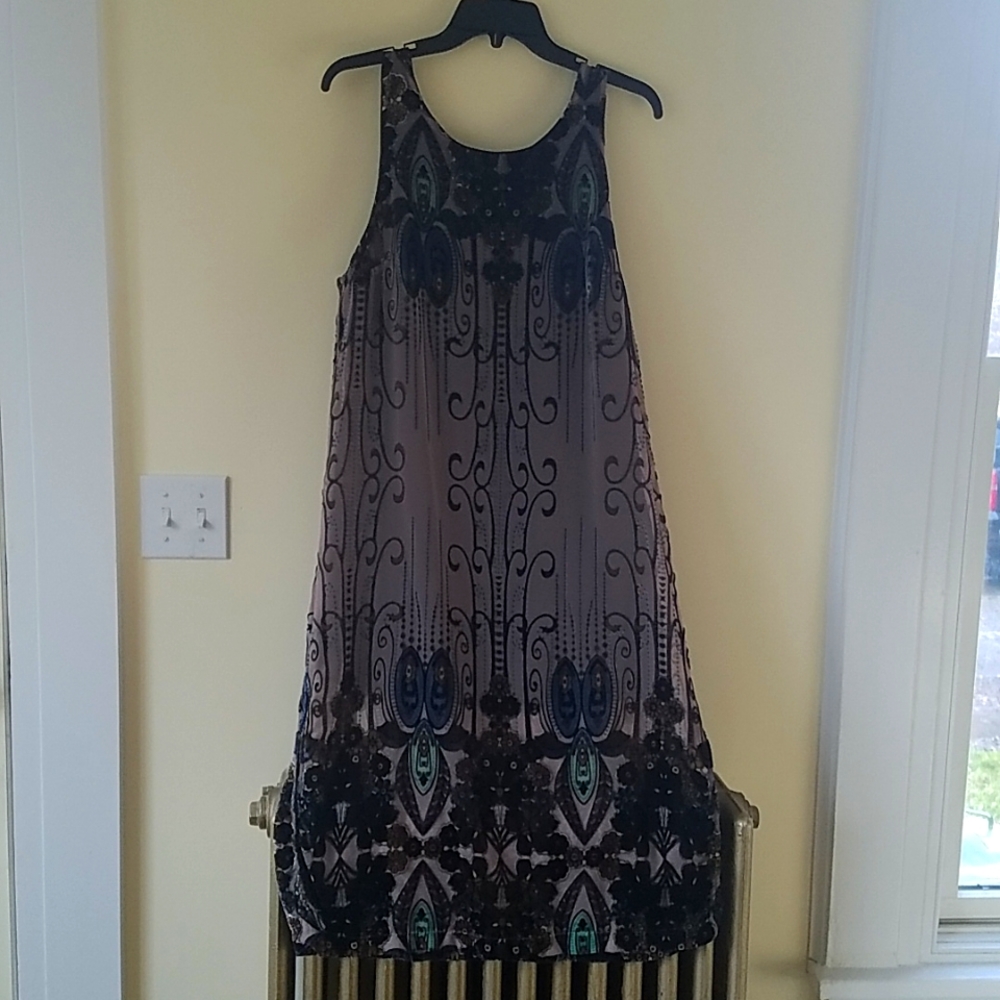 FREE PEOPLE • NWT Cut Work Velvet Dress